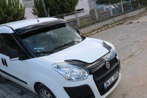 Fiat Doblo II 2010-2022 Frontscheibenblende (schwarz glanz, 5mm) Foto 13