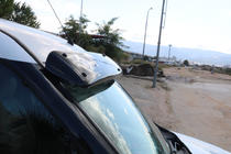 Opel Combo 2012-2018 Frontscheibenblende (schwarz glanz, 5mm) Foto 5