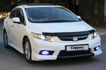 Honda Civic Sedan IX 2011-2016 Motorhaubenschutz (EuroCap) Foto 2