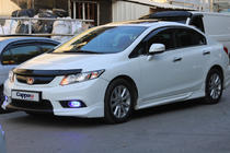 Honda Civic Sedan IX 2011-2016 Motorhaubenschutz (EuroCap) Foto 3