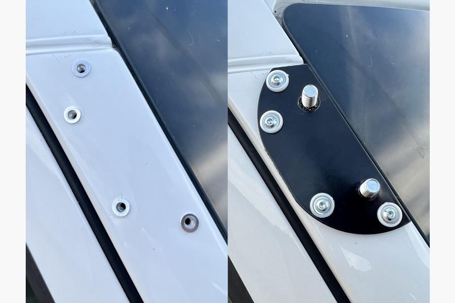 Mercedes Sprinter W907/W910 2018- Sonnenblende Frontscheibe (schwarz glanz, 5mm) Foto 8