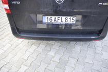 Mercedes Vito/V-class W447 2014- Heckstoßstangenabdeckung EuroCap (ABS) Foto 3
