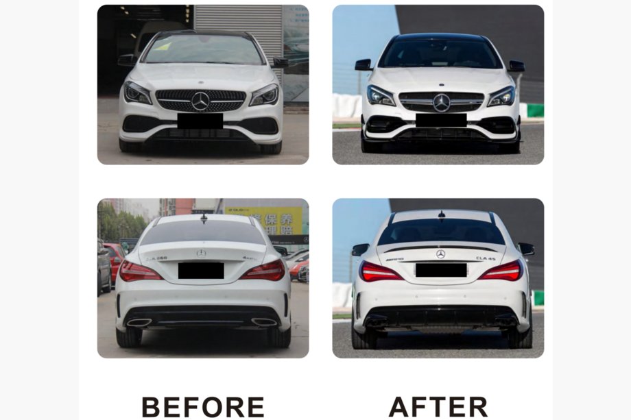 Mercedes CLA C117 2013-2019 Bodykit Satz (AMG) Foto 2