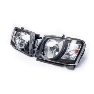Frontscheinwerfer Safari Black (2004-2008, 2Stk) Nissan Patrol Y61 1997-2011 Foto 3