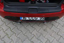 Renault Clio IV 2012-2019 Heckstoßstangenabdeckung EuroCap (ABS) Foto 5
