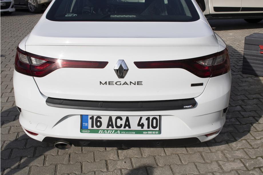 Renault Megane IV 2016-2025 Heckstoßstangenabdeckung EuroCap (Sedan, ABS) Foto 4