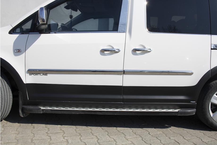 Volkswagen Caddy 2015-2020 Satz Zierleisten und Kotflügelverbreiterungen 1 Tür, kurzer Radstand Foto 18