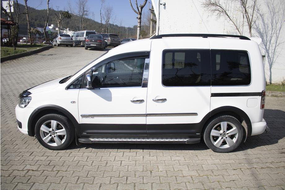 Volkswagen Caddy 2015-2020 Satz Zierleisten und Kotflügelverbreiterungen 1 Tür, kurzer Radstand Foto 24