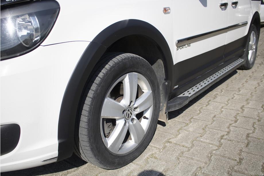 Volkswagen Caddy 2015-2020 Satz Zierleisten und Kotflügelverbreiterungen 1 Tür, kurzer Radstand Foto 26