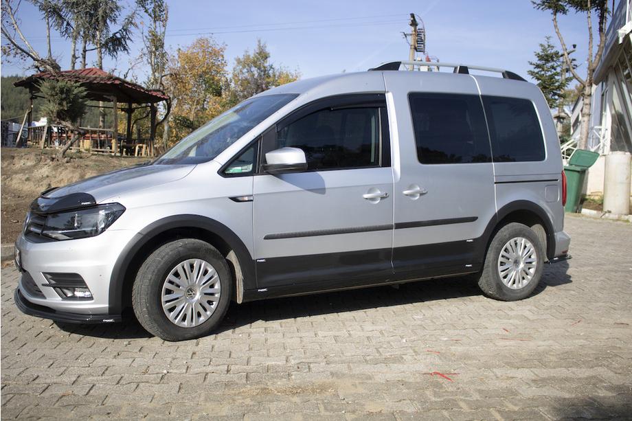 Volkswagen Caddy 2015-2020 Satz Zierleisten und Kotflügelverbreiterungen 1 Tür, kurzer Radstand Foto 34