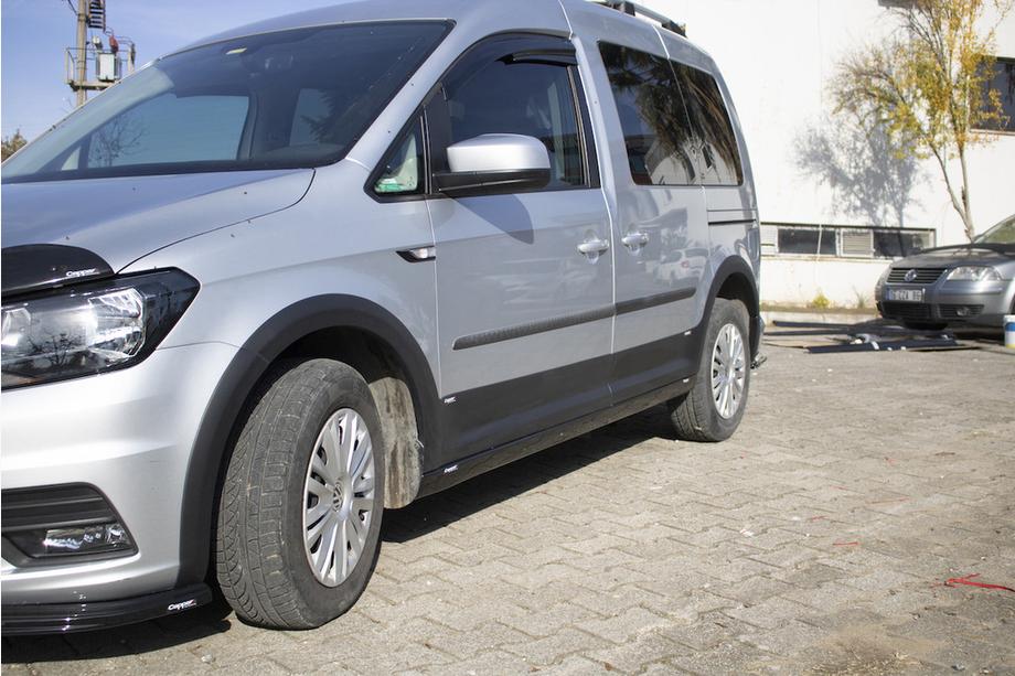 Volkswagen Caddy 2015-2020 Satz Zierleisten und Kotflügelverbreiterungen 1 Tür, kurzer Radstand Foto 36