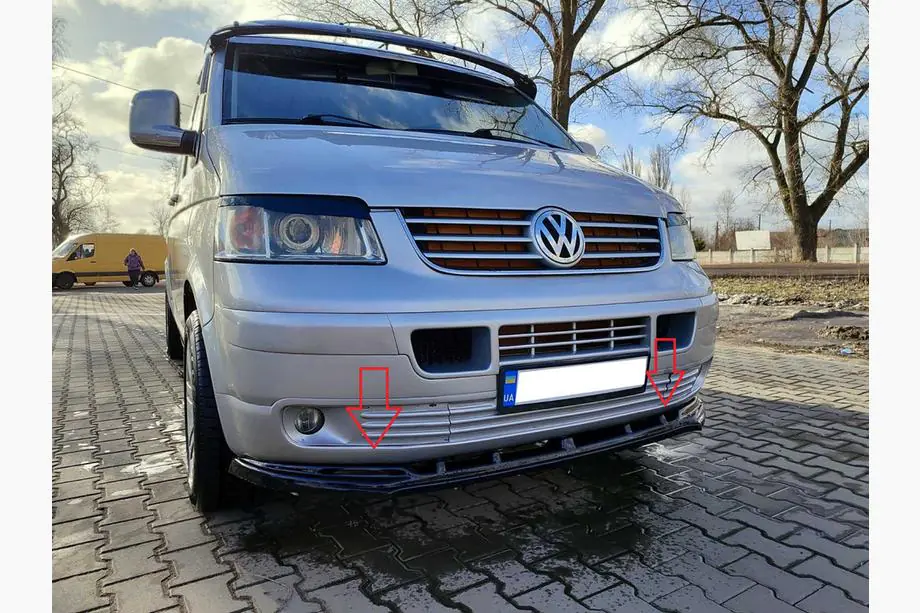 Volkswagen T5 Multivan 2003–2010 Frontlippe (ABS) Image