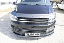 Volkswagen T6 2015-2024 Frontlippe Carbon-Look 2015-2018 (ABS) Foto 7
