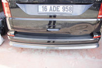 Volkswagen T6 2015-2024 Heckstoßstangenabdeckung EuroCap in Carbon-Optik (ABS) Foto 8