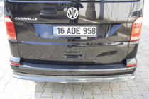 Volkswagen T6 2015-2024 Hecklippe Aufsatz in Carbon-Optik (ABS) Foto 9