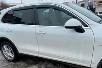Porsche Cayenne 2010-2017 Windabweiser mit Chromleiste (4 Stk, HIC) Foto 2
