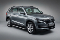 Skoda Kodiaq 2016-2023 Seitenschweller BlackLine (2 Stk., Aluminium) Foto 1