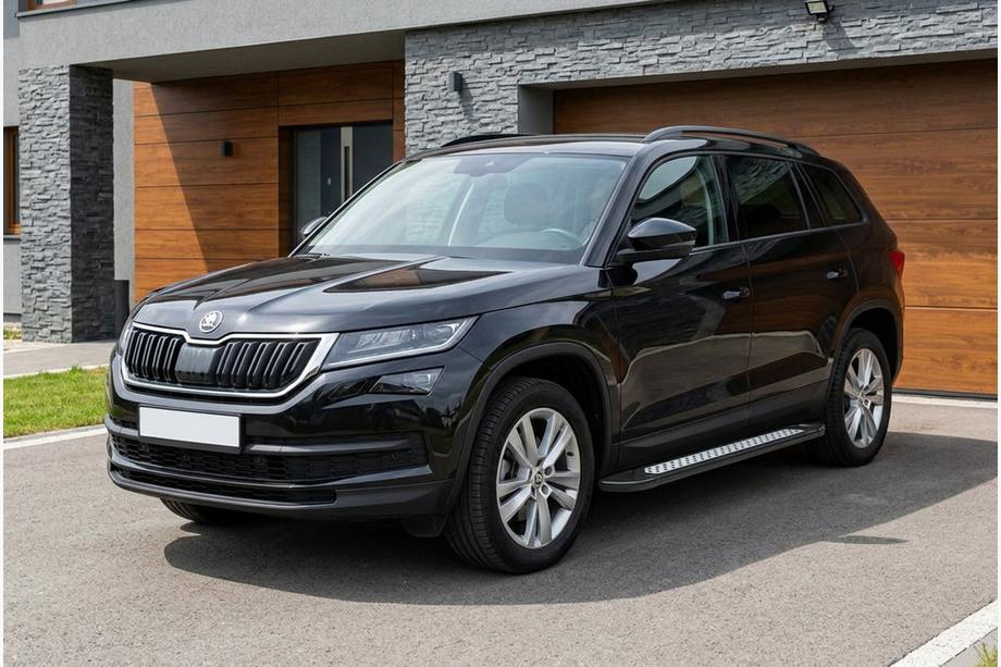 Skoda Kodiaq 2016-2023 Seitenschweller New Vision Black (2 Stk., Aluminium) Image
