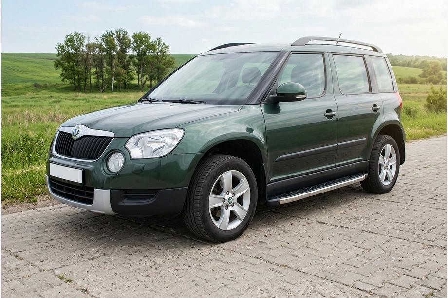 Skoda Yeti 2009-2017 Seitenschweller BlackLine (2 Stk., Aluminium) Image