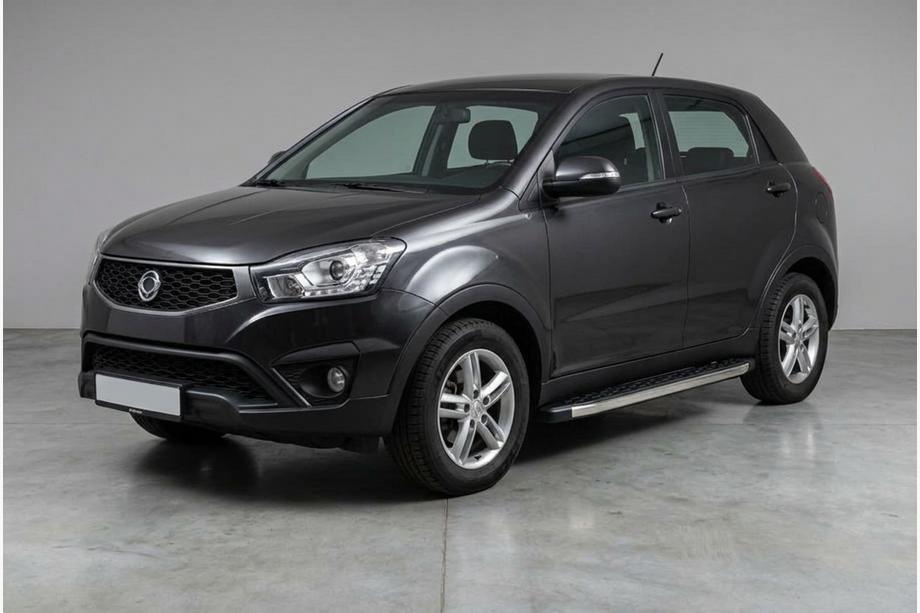 SsangYong Korando 2010-2019 Seitenschweller BlackLine (2 Stk., Aluminium) Image