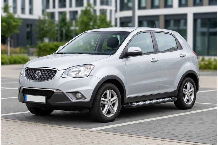 SsangYong Korando 2010-2019 Seitenschweller New Vision Black (2 Stk., Aluminium) Image
