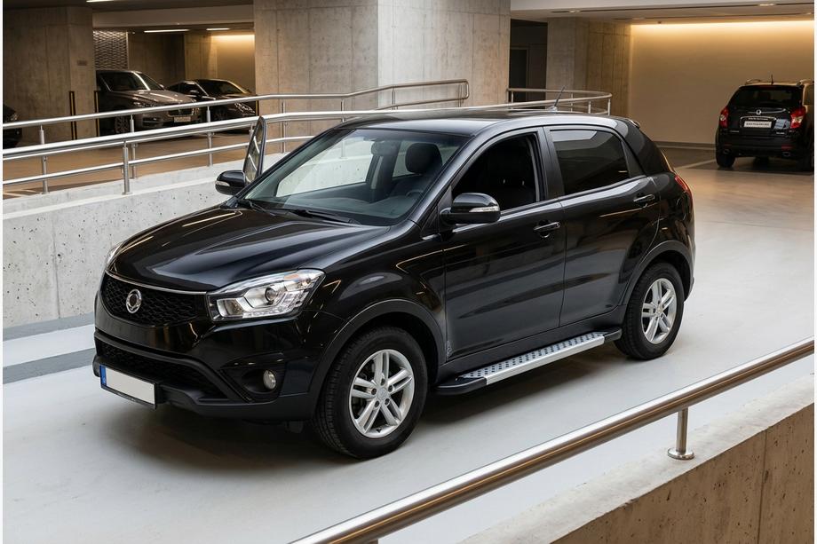 SsangYong Korando 2010-2019 Seitenschweller New Vision Grey (2 Stk., Aluminium) Image