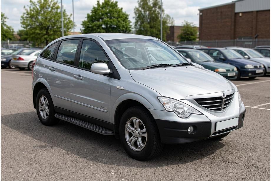 SsangYong Action 2005-2018 Seitenschweller Tayga Black (2 Stk., Aluminium) Image