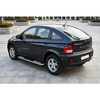 Seitenschweller Tayga V2 (2 Stk., Aluminium) SsangYong Action 2005-2018 Foto 1