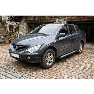 Seitenschweller New Vision Black (2 Stk., Aluminium) SsangYong Action 2005-2018 Foto 1