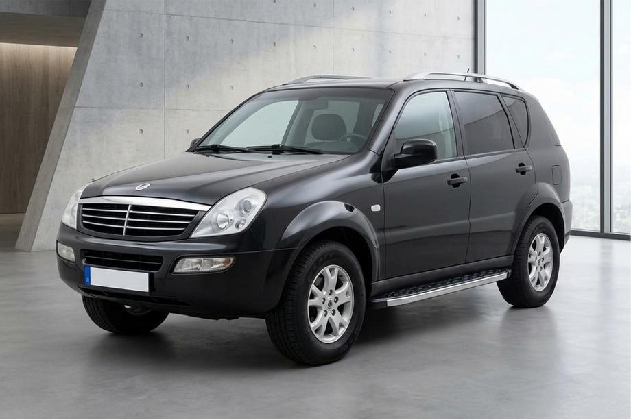 SsangYong Rexton I 2001-2017 Seitenschweller BlackLine (2 Stk., Aluminium) 2012-2017 Image