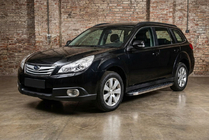 Subaru Outback 2009-2014 Seitenschweller BlackLine (2 Stk., Aluminium) Foto 1