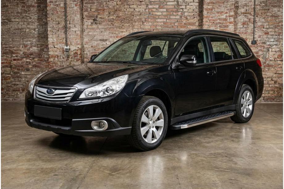 Subaru Outback 2009-2014 Seitenschweller BlackLine (2 Stk., Aluminium) Image