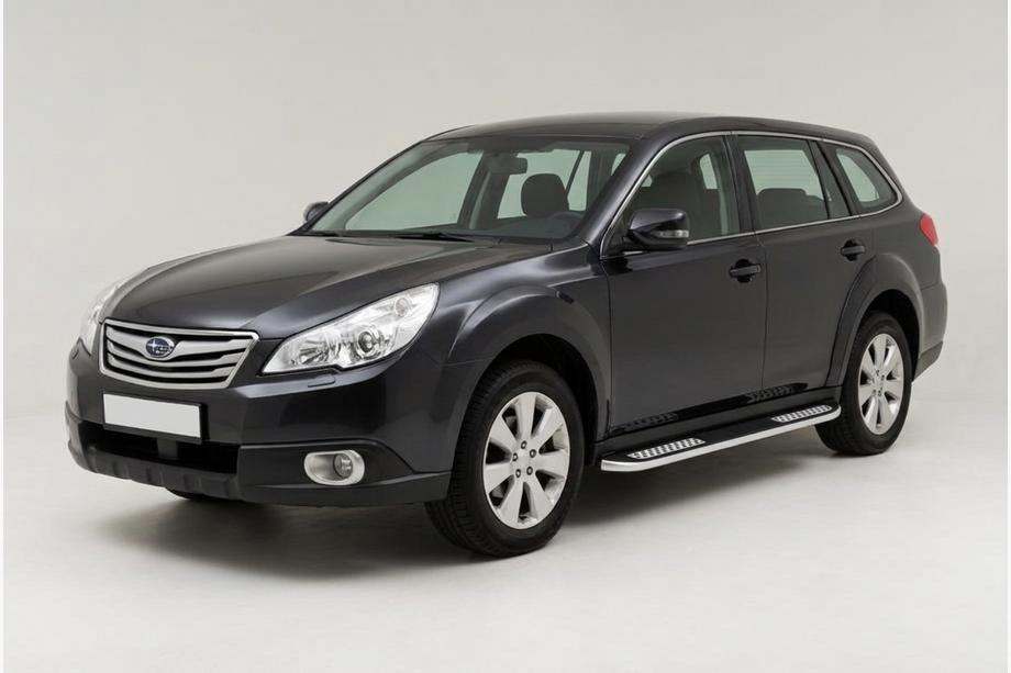 Subaru Outback 2009-2014 Seitenschweller Tayga V2 (2 Stk., Aluminium) Image