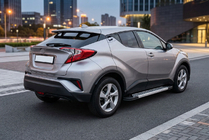 Toyota C-HR 2016-2023 Seitenschweller New Vision Grey (2 Stk., Aluminium) Foto 1