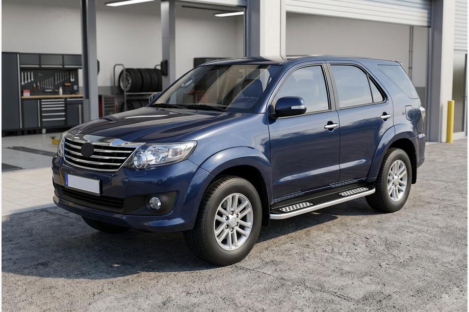Toyota Fortuner 2006-2015 Seitenschweller Tayga V2 (2 Stk., Alu) Image