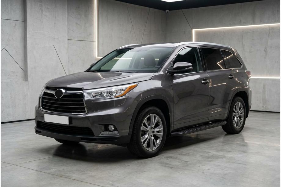 Toyota Highlander 2013-2019 Seitenschweller Tayga Black (2 Stk., Aluminium) Image