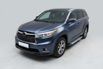 Toyota Highlander 2013-2019 Seitenschweller New Vision Grey (2 Stk., Aluminium) Foto 1