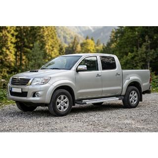 Seitenschweller New Vision Grey (2 Stk., Aluminium) Toyota Hilux 2006-2015 Foto 1