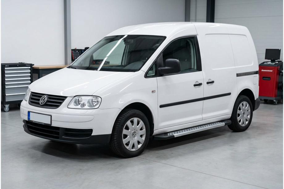 Volkswagen Caddy 2004-2010 Seitenschweller New Vision Grey (2 Stk., Aluminium) Maxi Basis Image