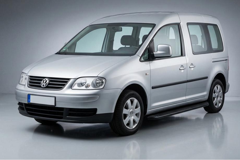 Volkswagen Caddy 2004-2010 Seitenschweller Tayga Black (2 Stk., Aluminium) Image