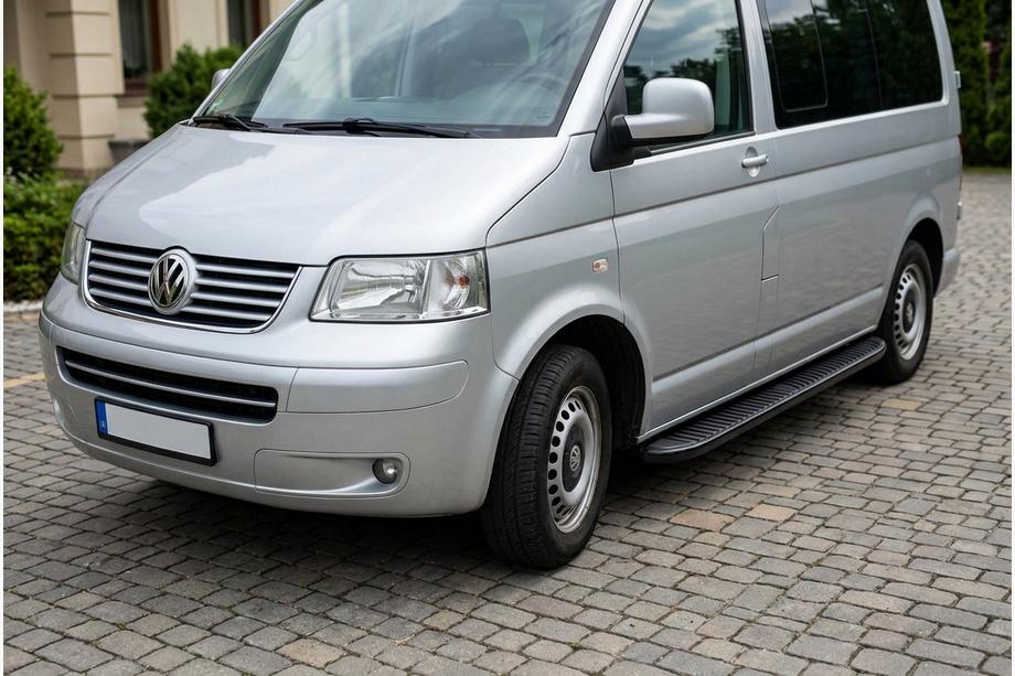 Volkswagen T5 Transporter 2003-2010 Seitenschweller Tayga Black (2 Stk., Aluminium) Image