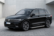 Volkswagen Tiguan 2016-2023 Seitenschweller BlackLine (2 Stk., Aluminium) Foto 1