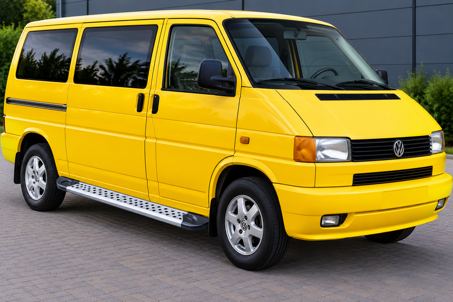 Volkswagen T4 Transporter 1990-2003 Seitenschweller New Vision Grey (2 Stk., Aluminium) Langer Radstand Image