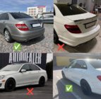 Mercedes C-class W204 2007-2015 Original Schmutzfänger Premium 2007-2011 (4 Stk) Foto 2