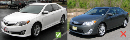 Toyota Camry 2011–2017 Premium Schmutzfänger (für USA SE, 2011-2014, 4 Stk.) Foto 4