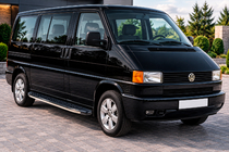 Volkswagen T4 Caravelle/Multivan 1990–2003 Seitenschweller BlackLine (2 Stk., Aluminium) Foto 1