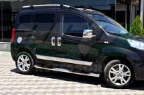 Fiat Fiorino/Qubo 2008-2024 Türleisten Edelstahl (4 Stk) Carmos - Türkischer Edelstahl Foto 7
