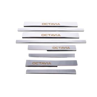 Einstiegsleisten Carmos V1 (8 Stk., Edelstahl) Skoda Octavia III A7 2013-2019 Foto 4
