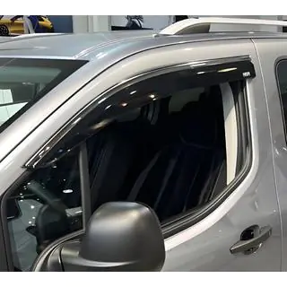 Windabweiser mit Chromleiste (2 Stk, Niken) Citroen Berlingo/Multispace 2018- Foto 2