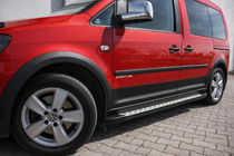 Volkswagen Caddy 2010-2015 Satz Zierleisten und Kotflügelverbreiterungen Langer Radstand Foto 1